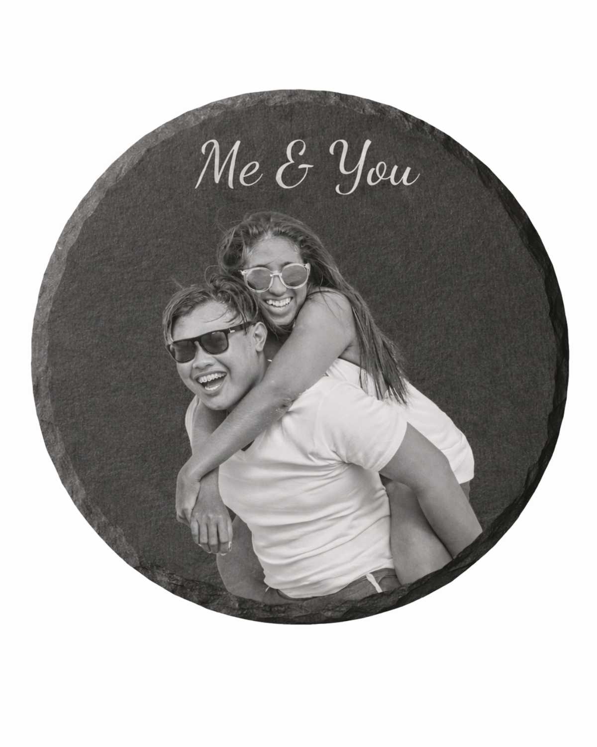 Tagliere Ardesia Rotondo Personalizzato - immagine 3