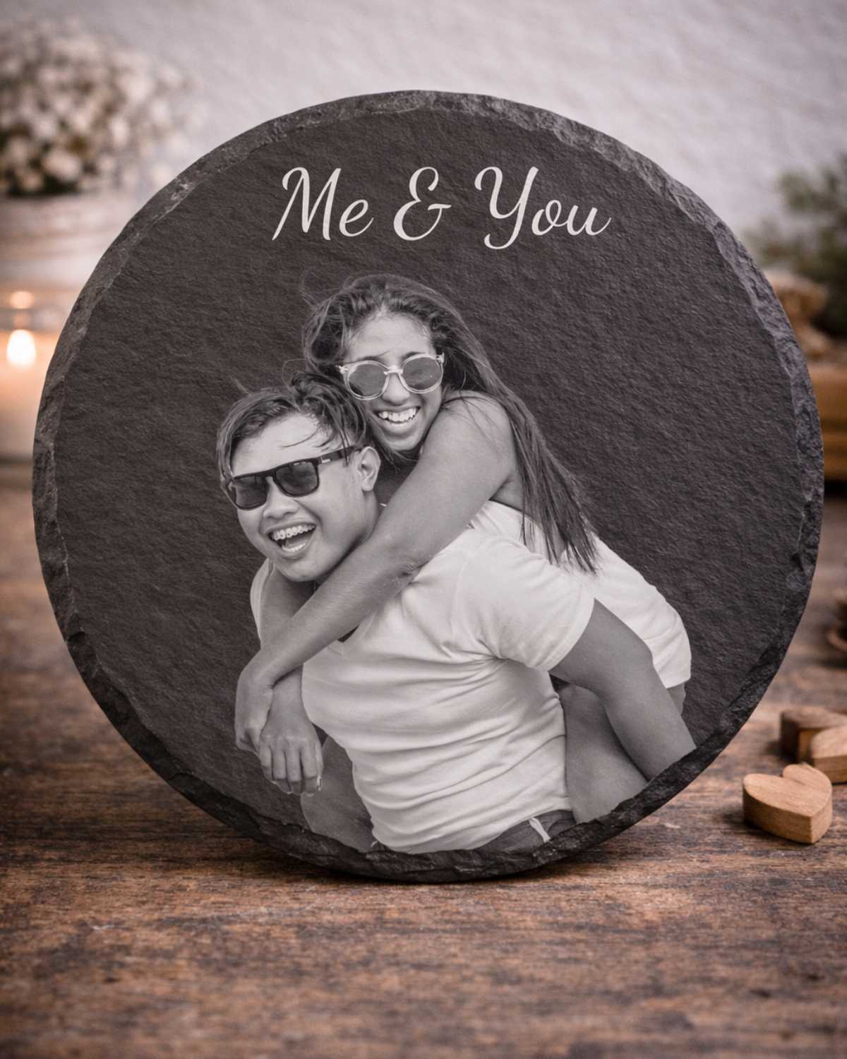 Tagliere Ardesia Rotondo Personalizzato - immagine 4
