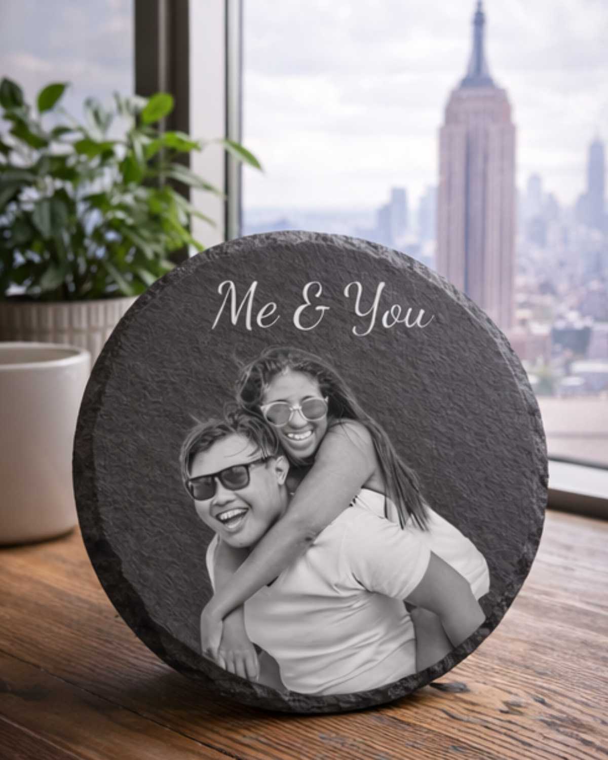 Tagliere Ardesia Rotondo Personalizzato - immagine 5