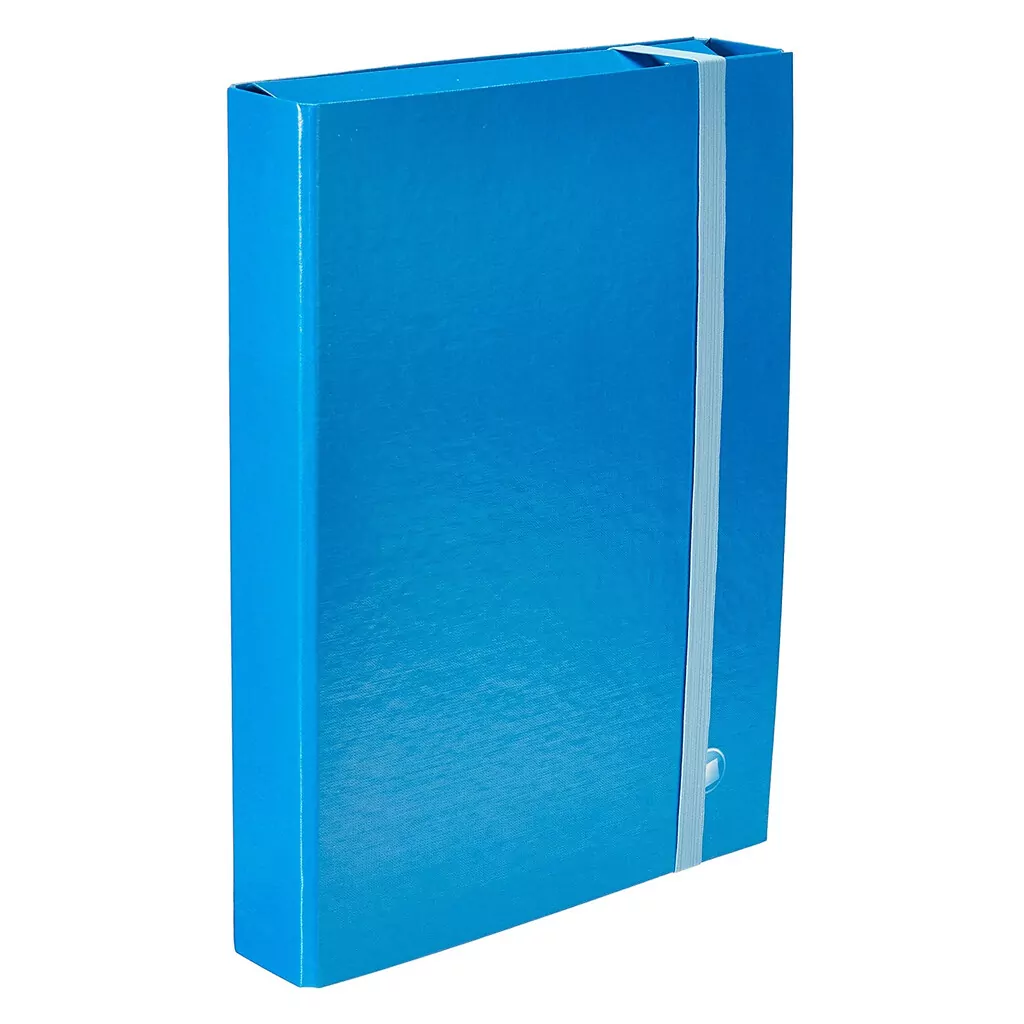 Cartella Arca Just: 25 X 35 cm, dorso 5.5 cm, celeste - immagine 2