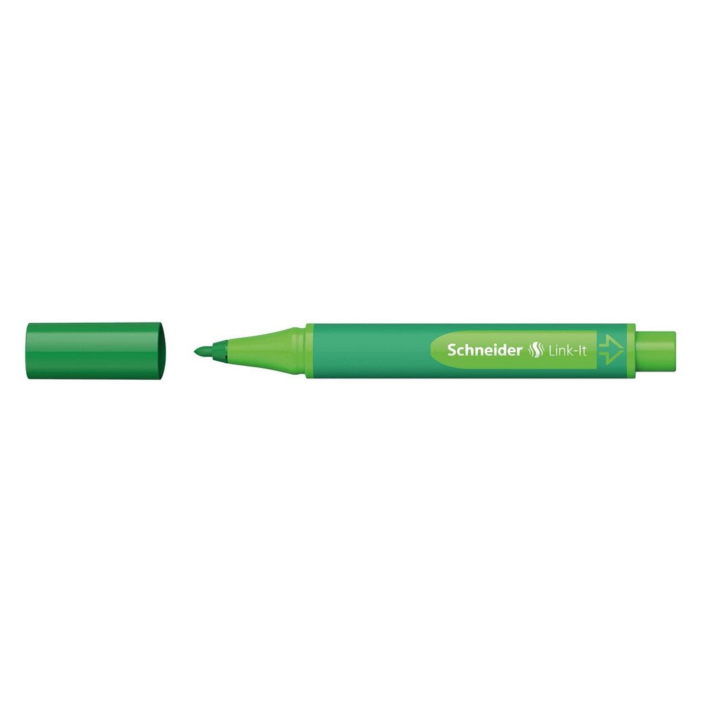 Penna a fibra Schneider Link-It: black forest green, 1.0 mm, cf. da 10 pz. - immagine 2