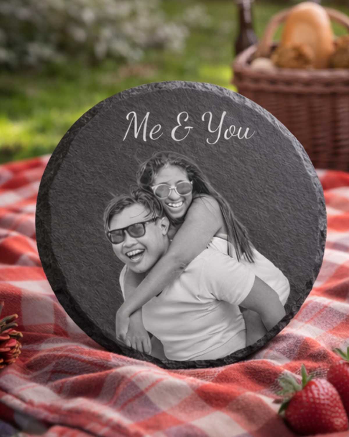 Tagliere Ardesia Rotondo Personalizzato - immagine 6