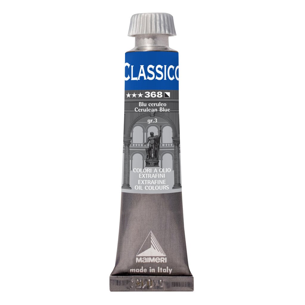 Colore ad olio Maimeri Classico: blu ceruleo, 20 ml - immagine 2