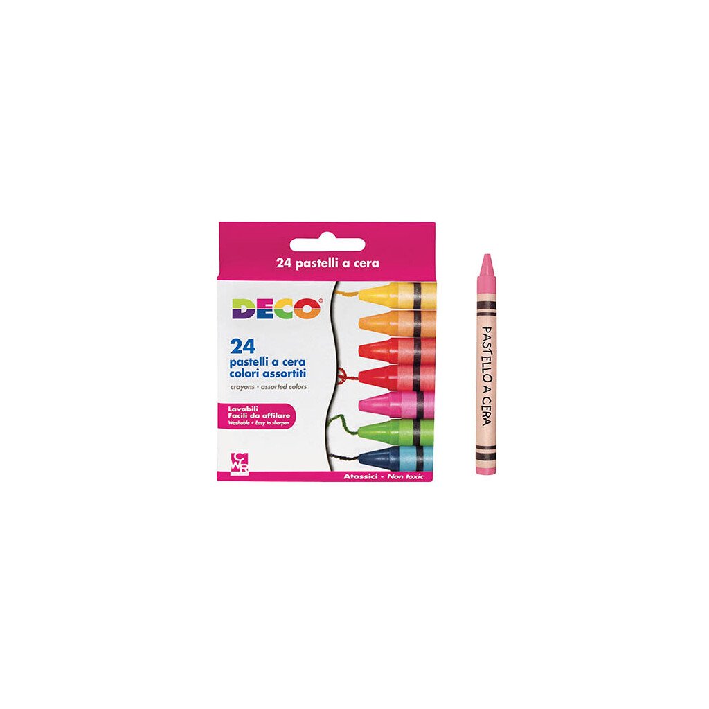 Pastelli a cera CWR Wax: astuccio con 24 u. - immagine 2