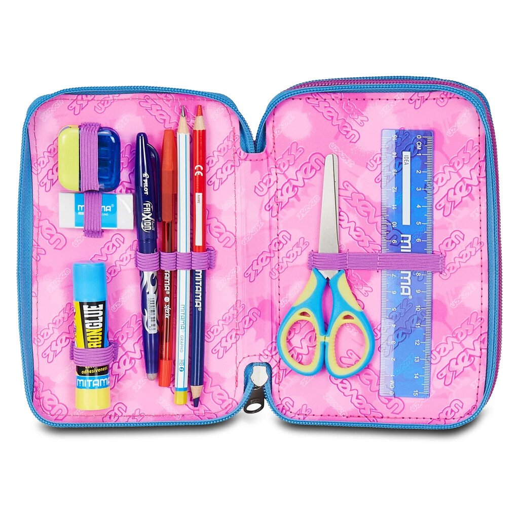 Astuccio 3 Zip Seven: Quick Graffiti Girl, con corredo - immagine 4