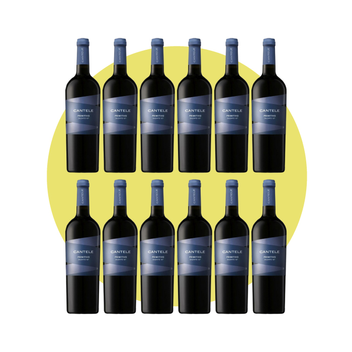 Cantele, Primitivo 2024, 750 ml – Box 12 Bottiglie - immagine 2