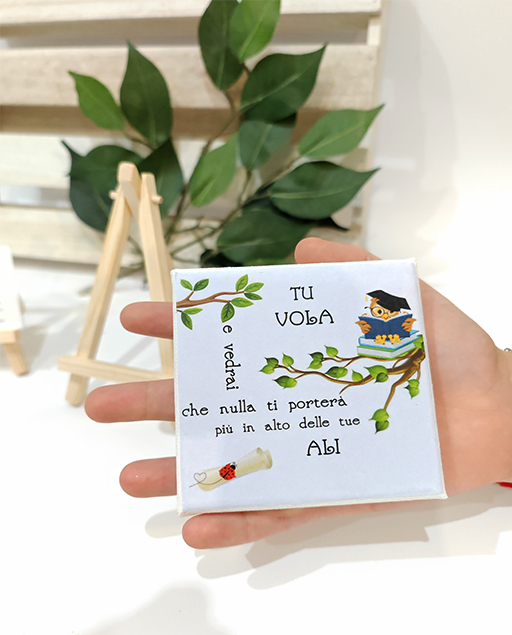 LAUREA PERSONALIZZATA SU TELA - immagine 3