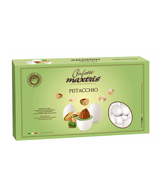 CONFETTI BIANCHI AL PISTACCHIO MAXTRIS 1KG