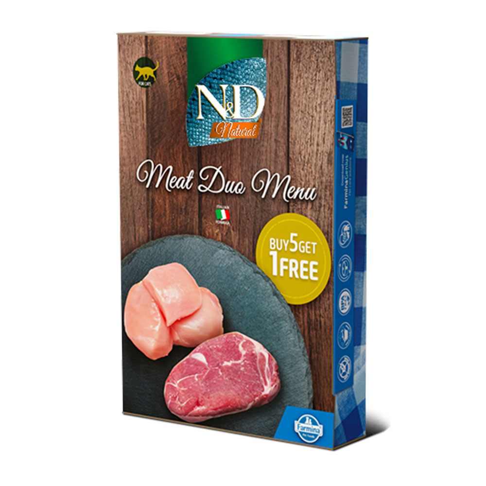 Farmina N&D Natural Meat duo Menù – Multipack 5+1 Gratis 6x70g - immagine 2