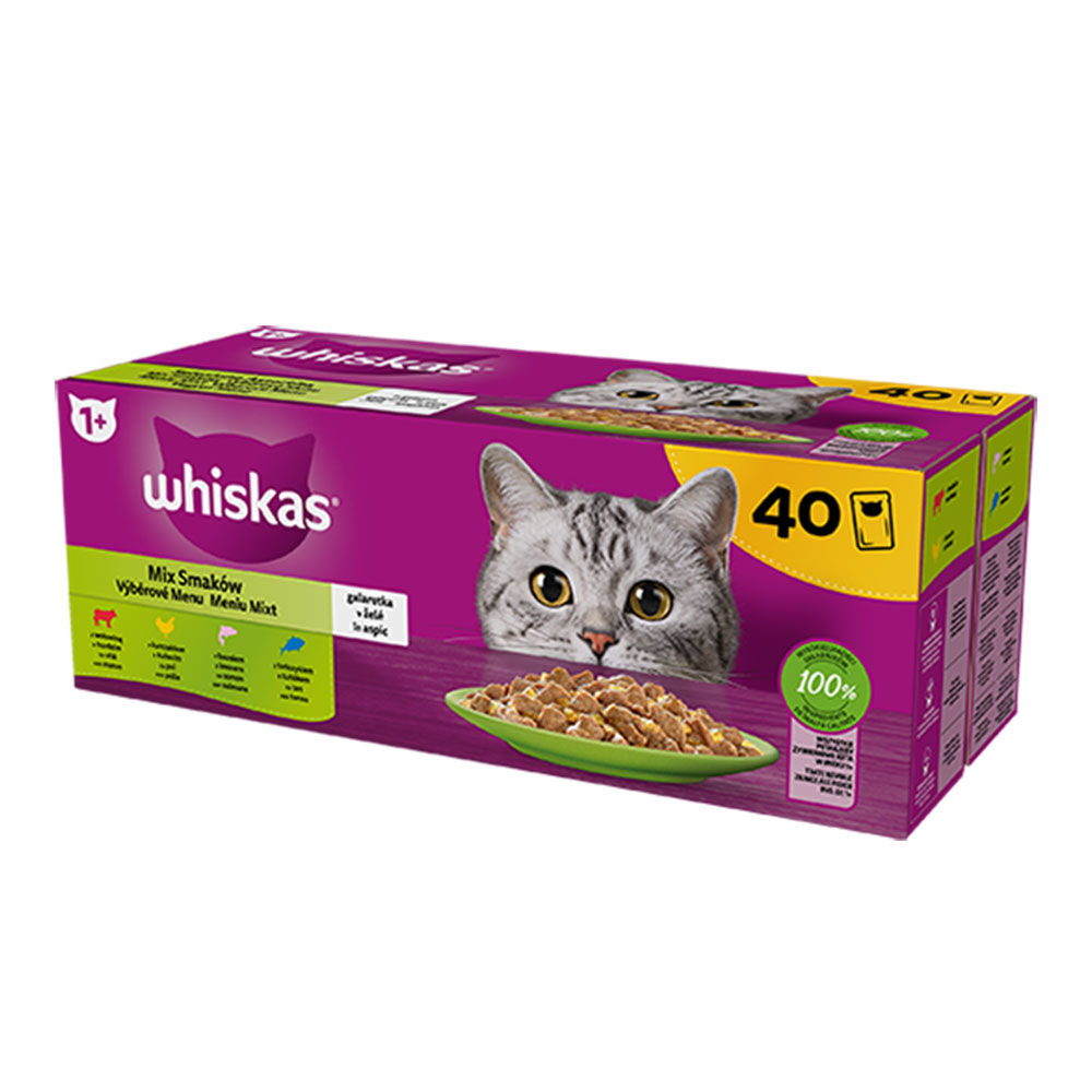 Whiskas Buste Selezione Assortita – Umido per Gatti 40x85g - immagine 2