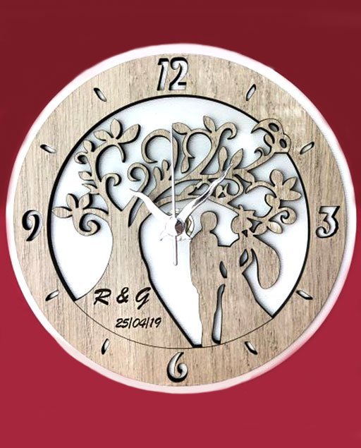 OROLOGIO COPPIA SPOSI (PERSONALIZZATO) - immagine 2