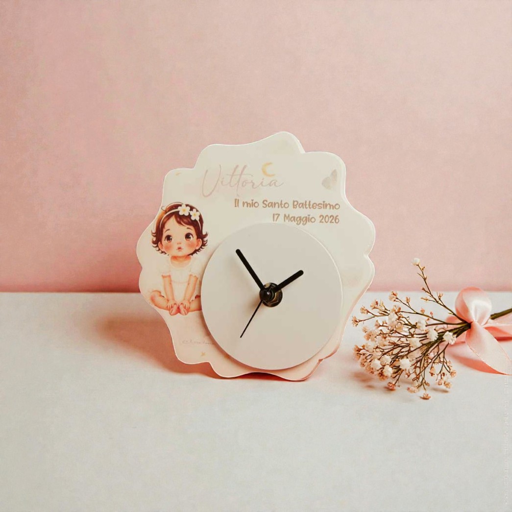 Claraluna – Orologio Bimba Personalizzabile 26352 - immagine 2