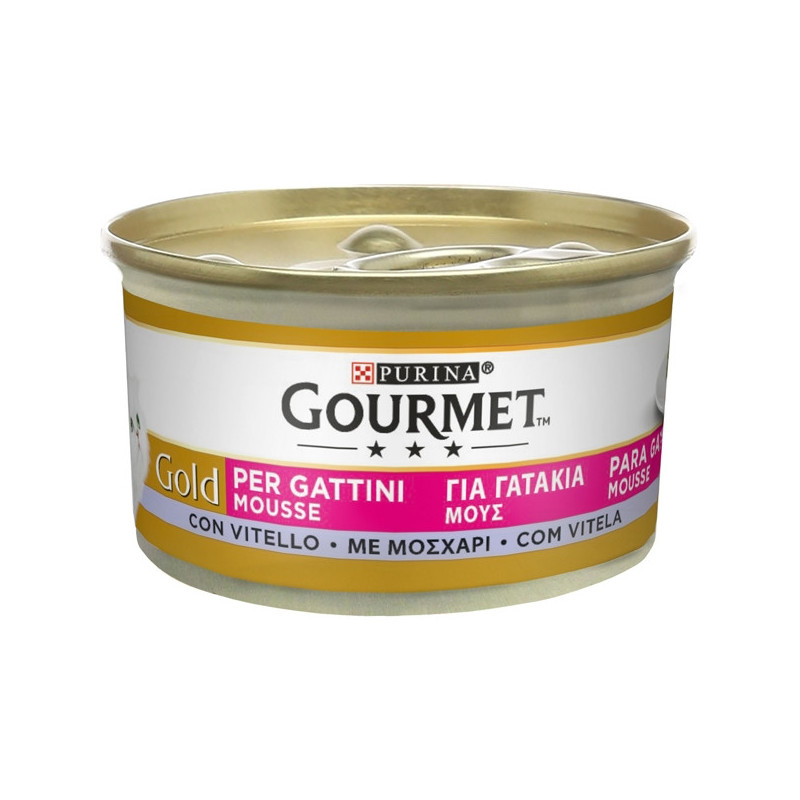 Purina Gourmet Gold Mousse Gattini con Vitello – 85g - immagine 2