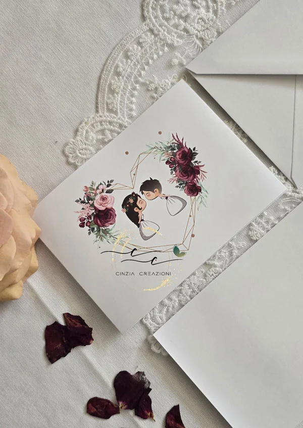 sposine innamorate – partecipazioni matrimonio - immagine 2