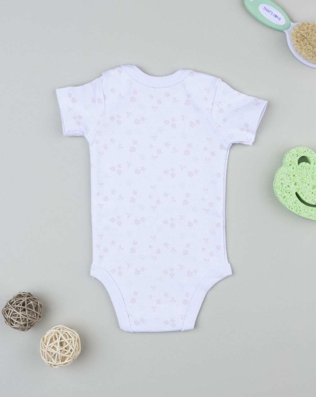 Body neonata fiorellini allover - immagine 3