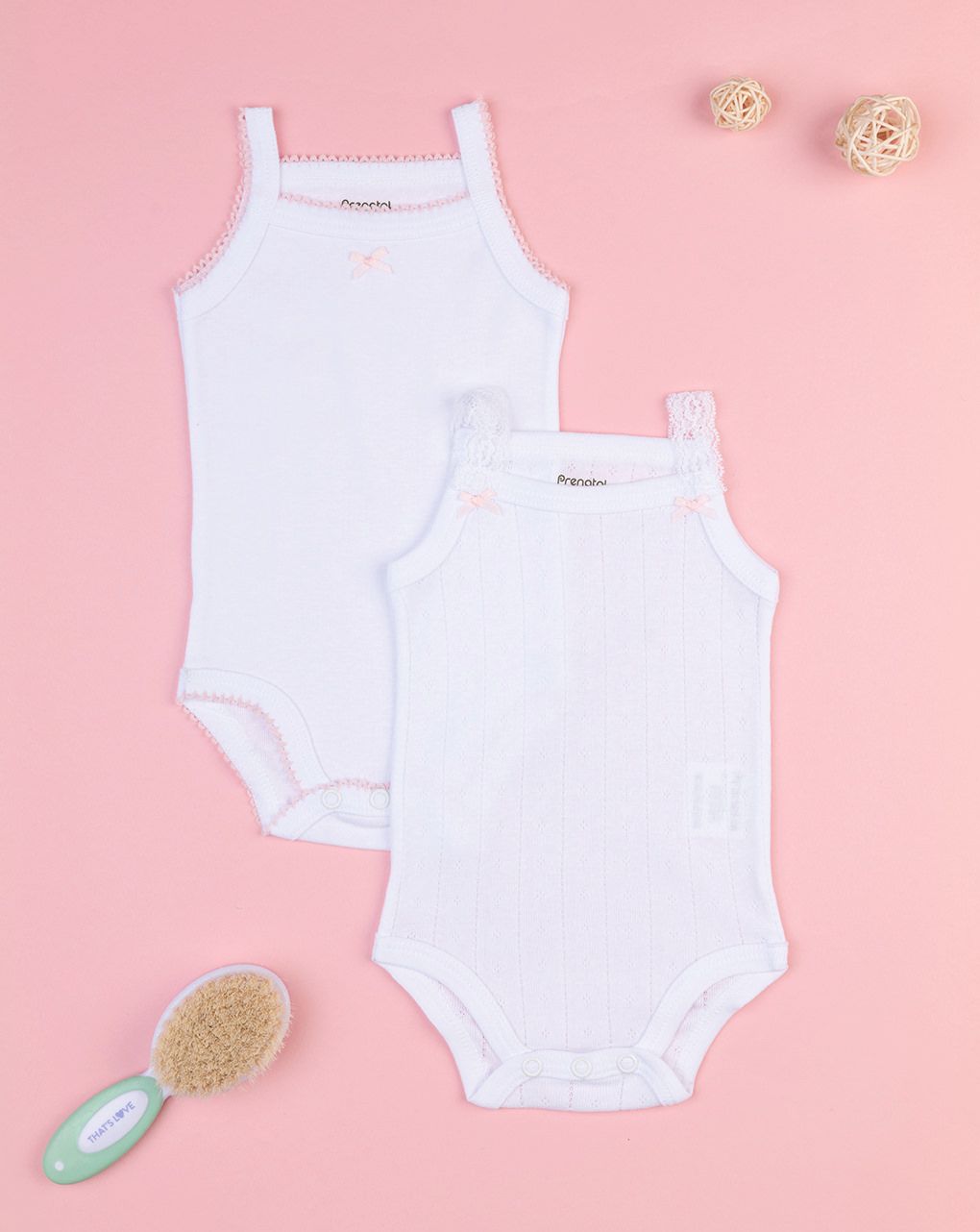 Pack 2 body canotta spalla stretta bimba - immagine 2