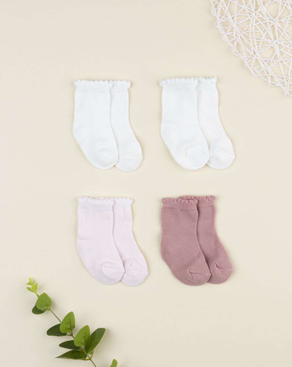 Pack 4 calze bimba multicolor - immagine 2