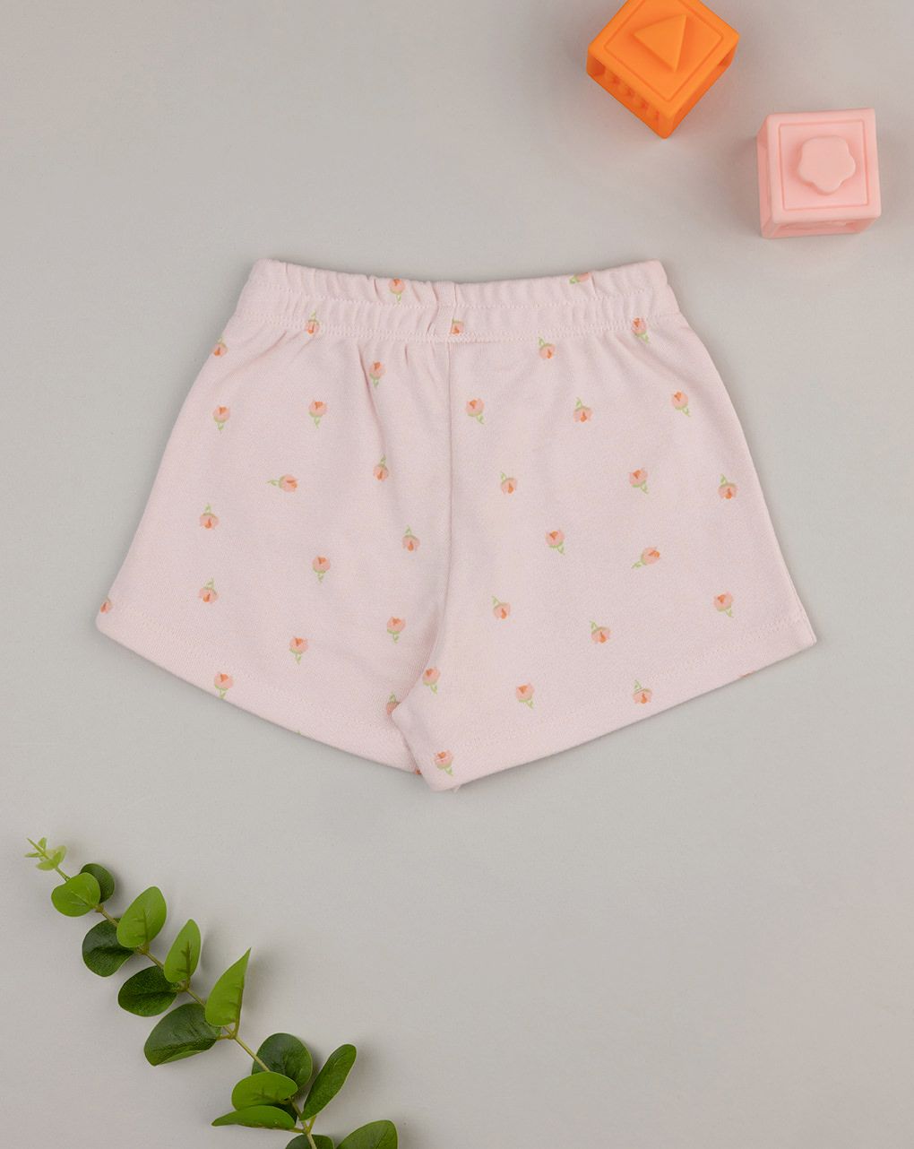 Shorts bimba rosa tulipani - immagine 3