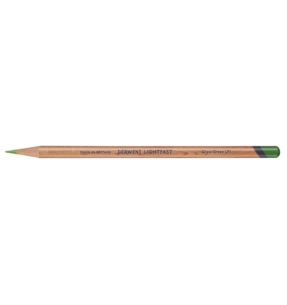 Matita colorate Derwent Lightfast – Matita a base d’ Olio 100% resistente alla luce fino a 100 anni – Grass Green - immagine 3