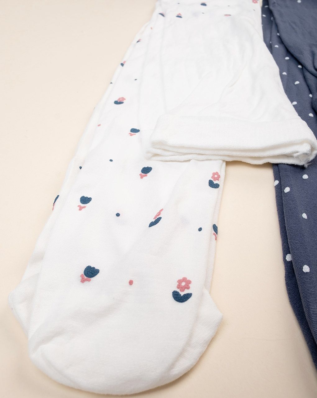 Pack 2 collant bambina “fiori” - immagine 4