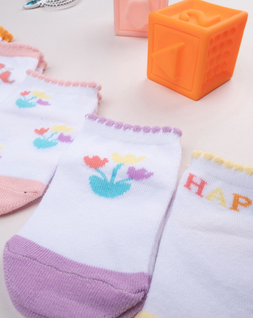 Pack 5 calze corte bimba unicorni - immagine 5
