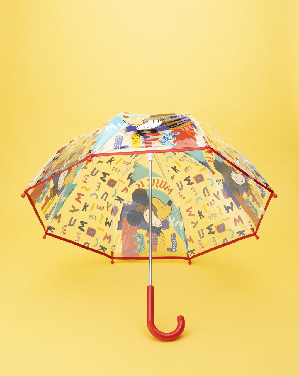 Ombrello pioggia bambino disney topolino - immagine 3