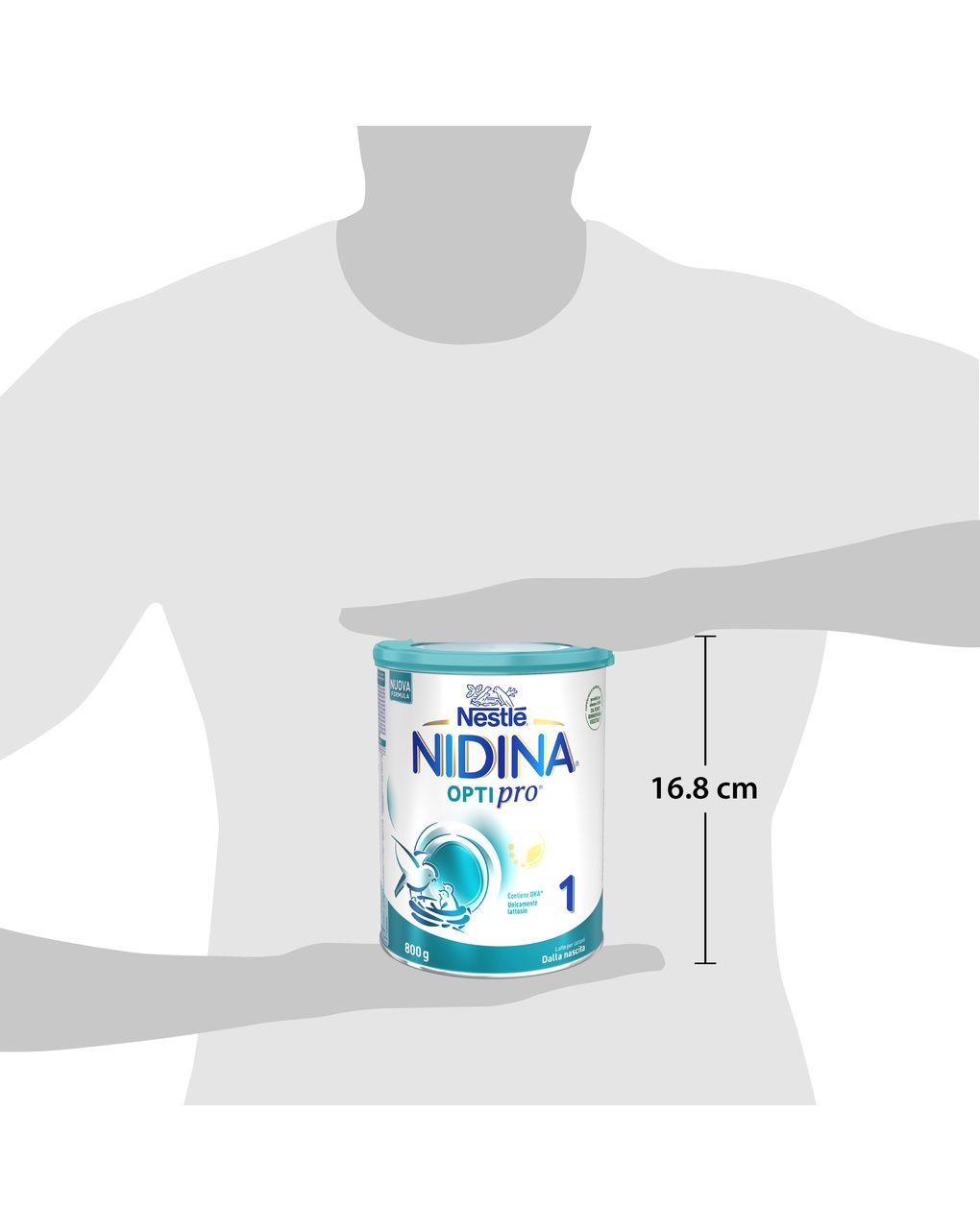 Nidina optipro 1 dalla nascita latte per lattanti in polvere 800g – nestlé - immagine 5