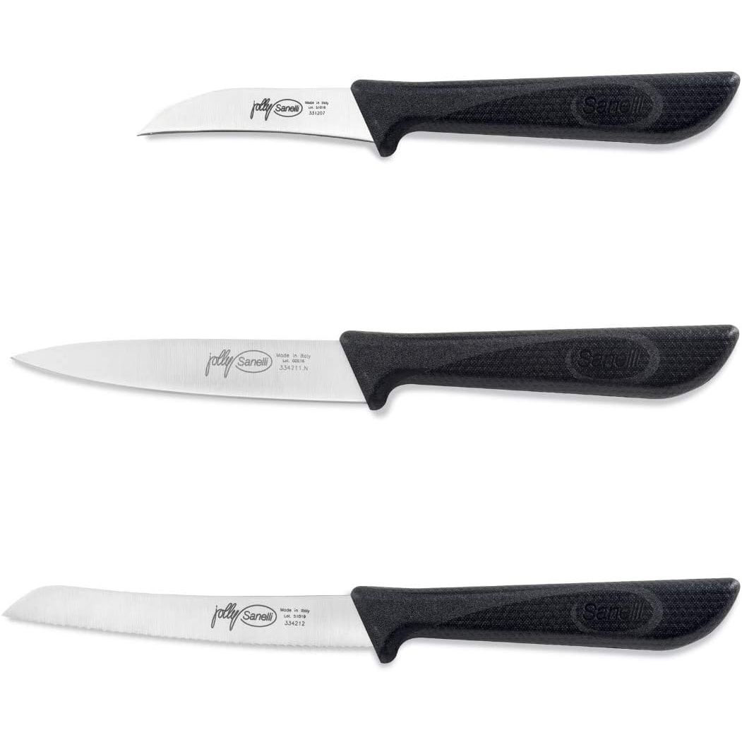 Sanelli coltello set 3 pz spelucchino verdura pomodoro Jolly - immagine 4