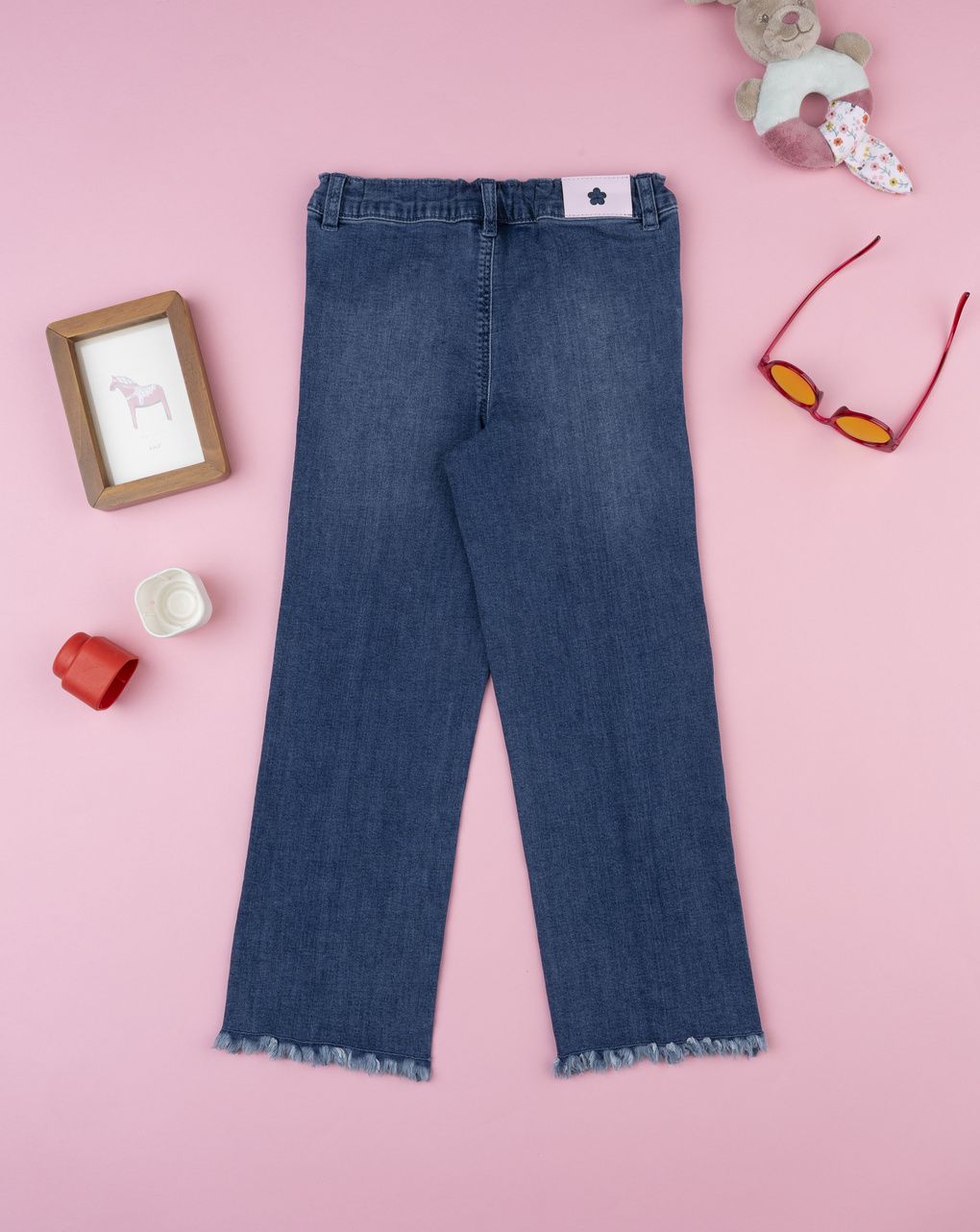 Pantapalazzo denim bambina - immagine 3