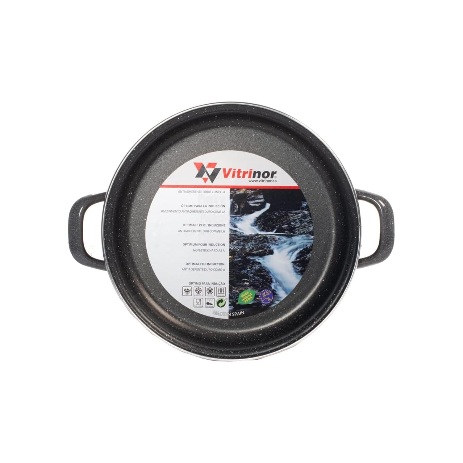Vitrinor tegame 2 manici cm 30 k2 Mediterranean Cuisine adatta per induzione - immagine 4