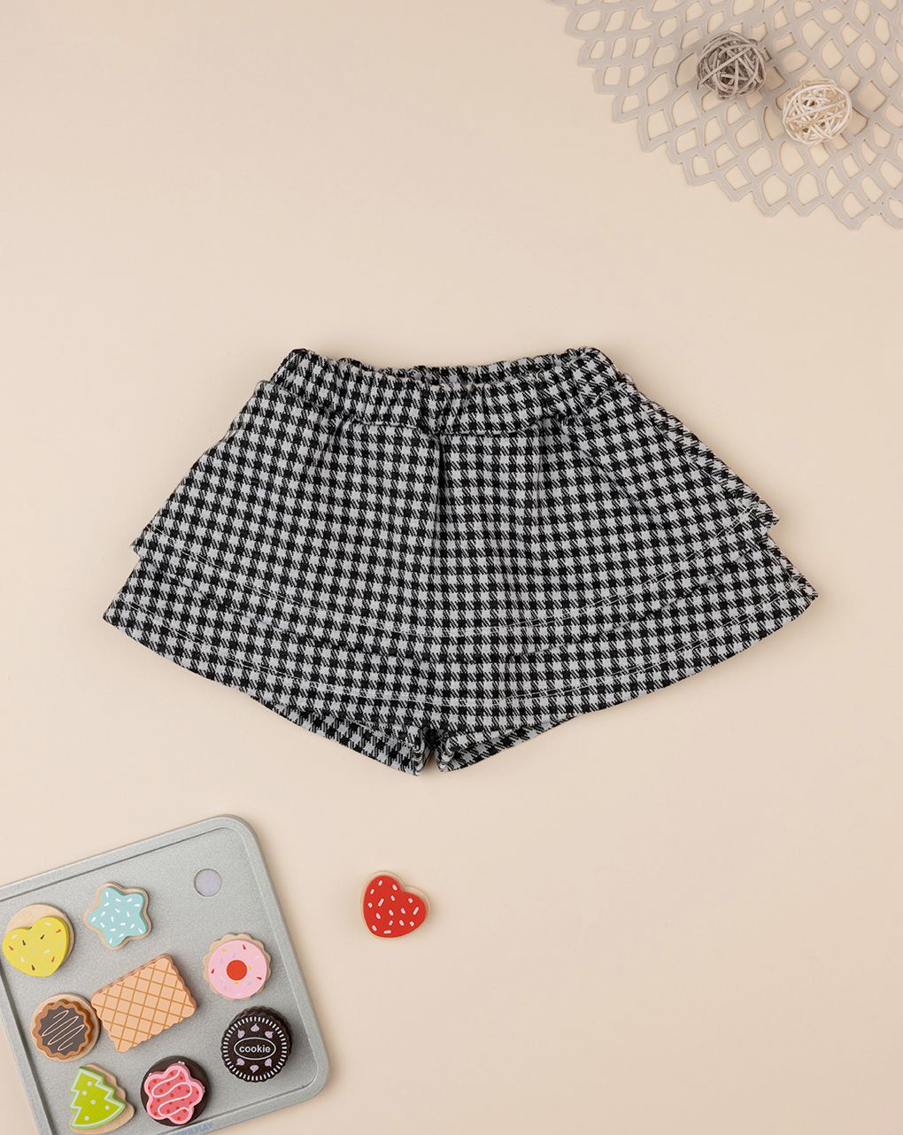 Shorts bimba punto milano nero - immagine 3