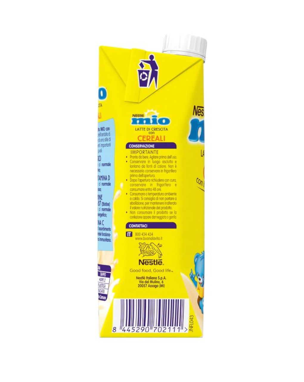 Latte di crescita mio cereali 500 ml – nestlé - immagine 3