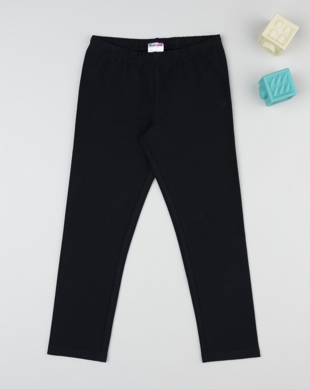 Legging garazato bambina nero - immagine 2