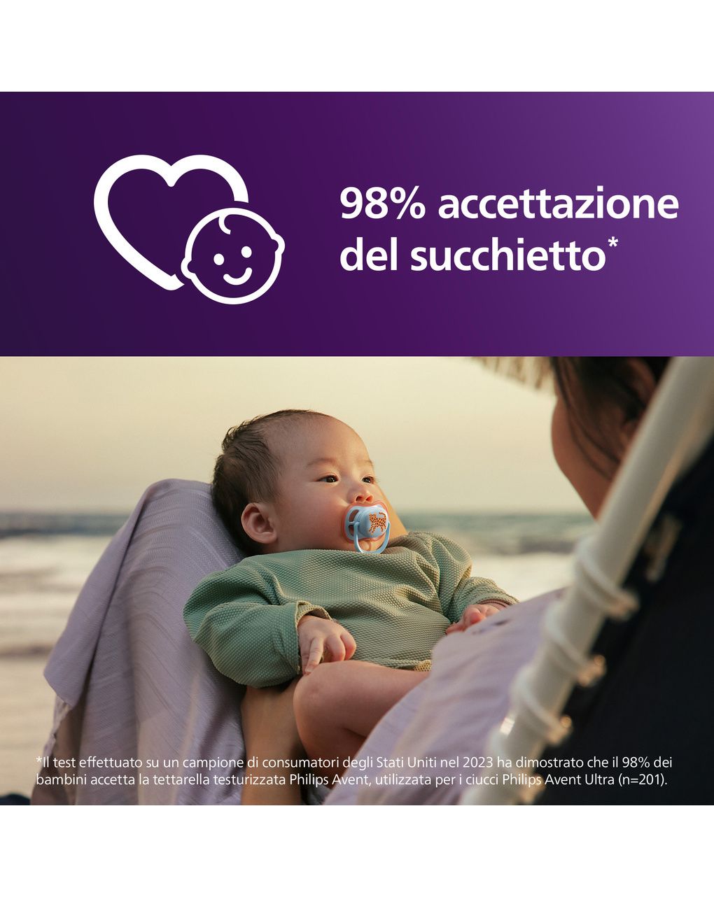 Succhietti ultra air 0-6m foglia e leopardo, a base vegetale – set da 2 ciucci – philips avent - immagine 6
