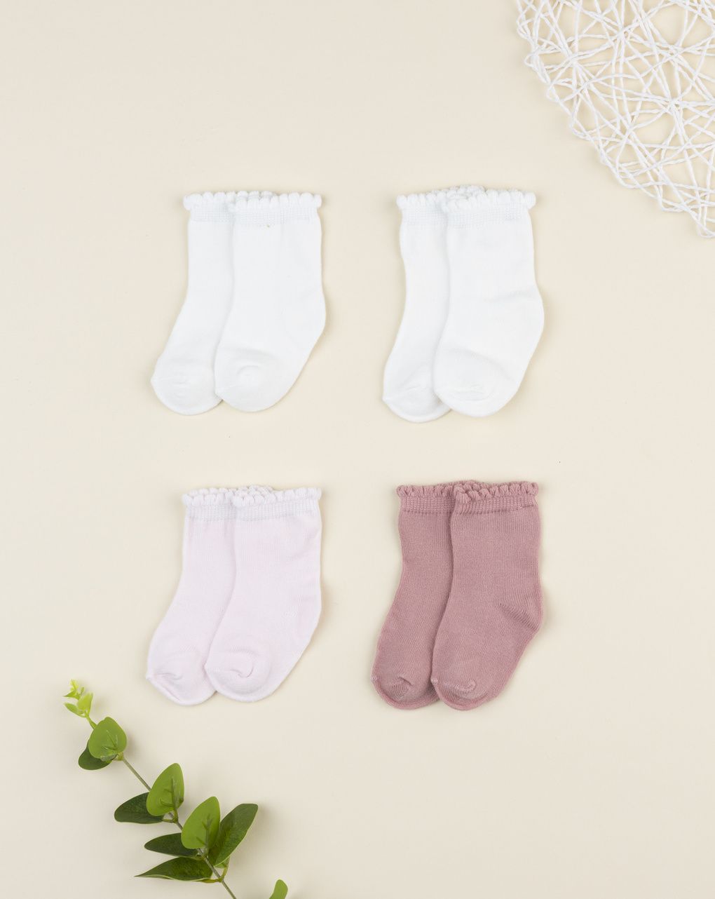 Pack 4 calze bimba multicolor - immagine 4