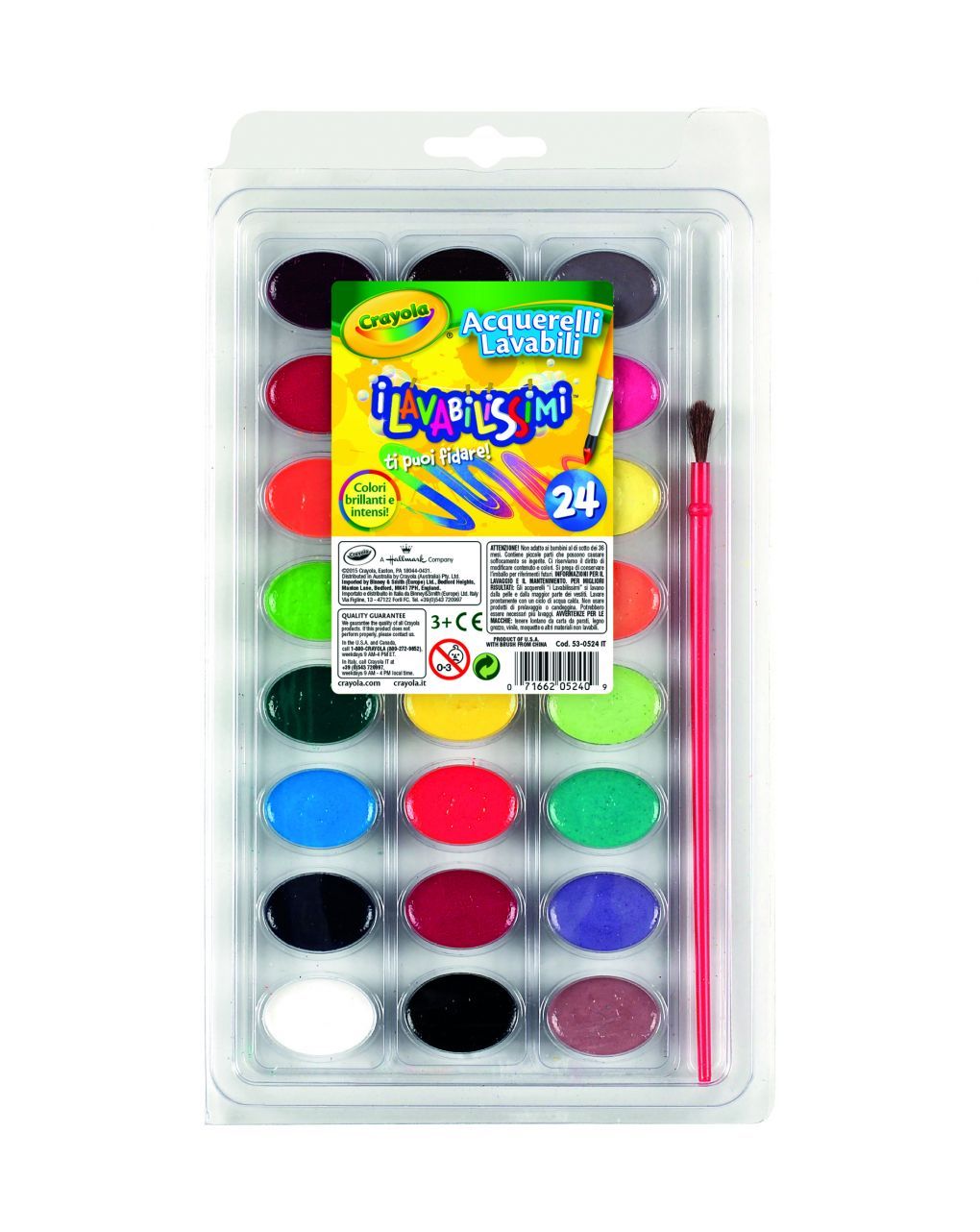 Crayola – 24 acquerelli lavabili - immagine 2
