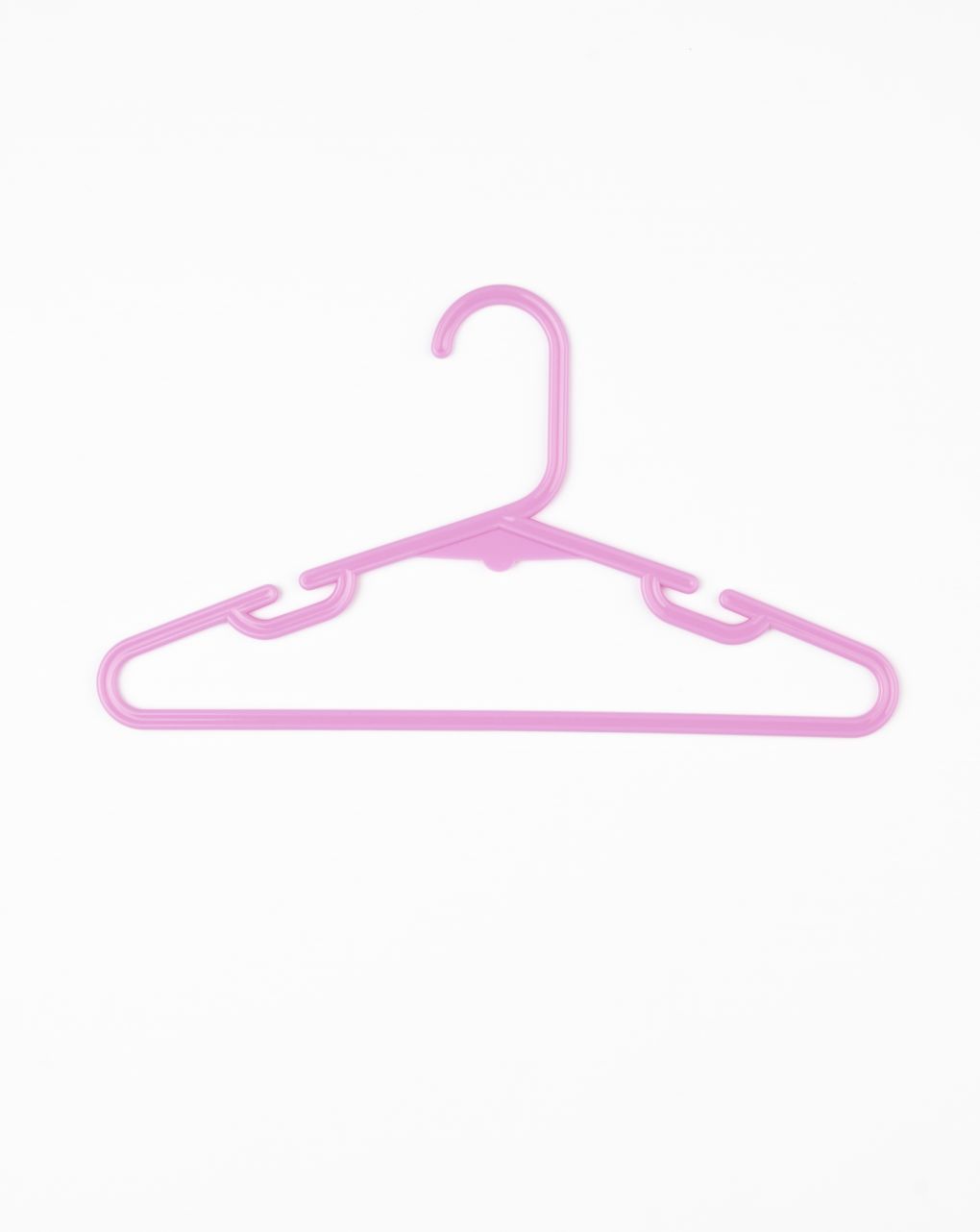 Appendiabiti per bambini in plastica rosa 6 pezzi – giordani - immagine 4