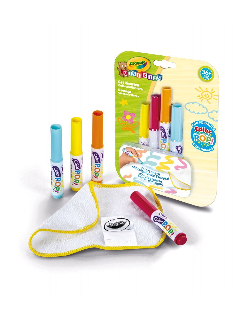 Crayola – ricarica tappetone colora & ricolora mini kids - immagine 2