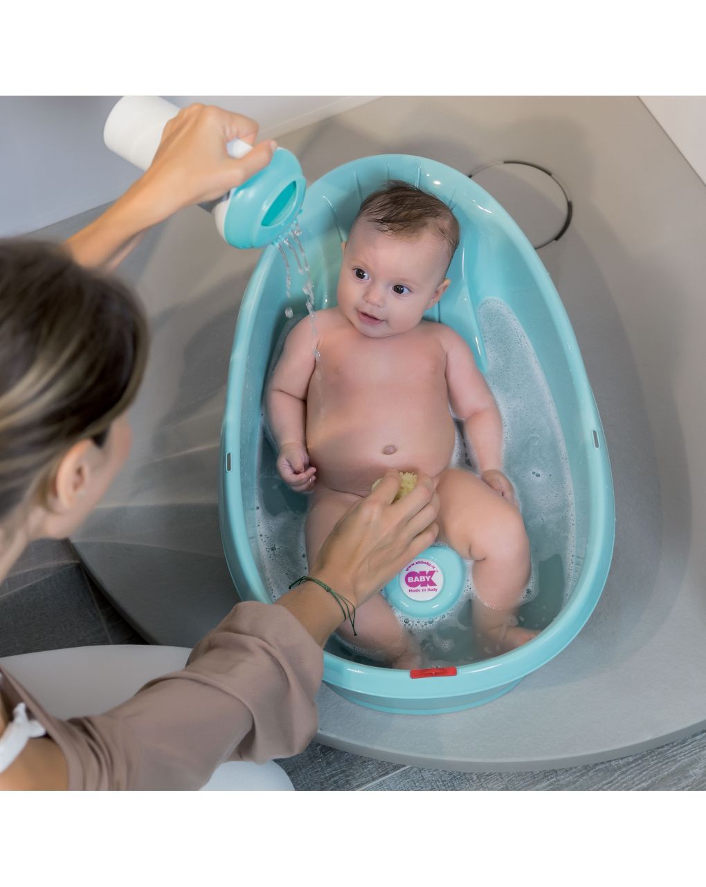 Vaschetta onda baby verde 0-12 mesi – ok baby - immagine 7