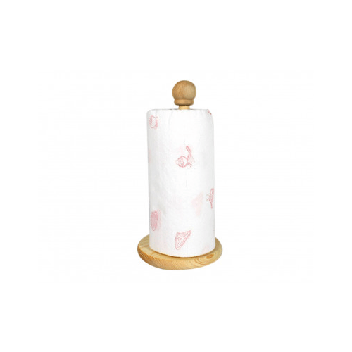 Meeting Portarotolo Verticale in legno naturale 14 x 30 cm - immagine 2