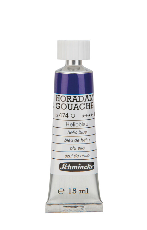 Colore a tempera Schmincke GOUACHE HORADAM da 15ml – HELIO BLUE – 474 – s.1 - immagine 2