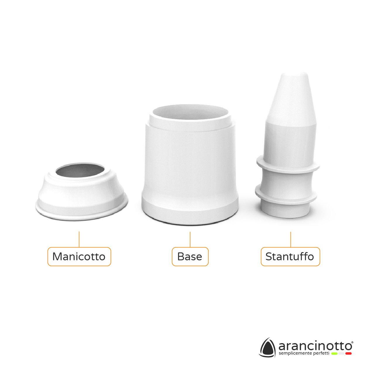 Cng lab Arancinotto stampo arancini slim 160 g o mini slim 80 g a punta o tondo - immagine 6