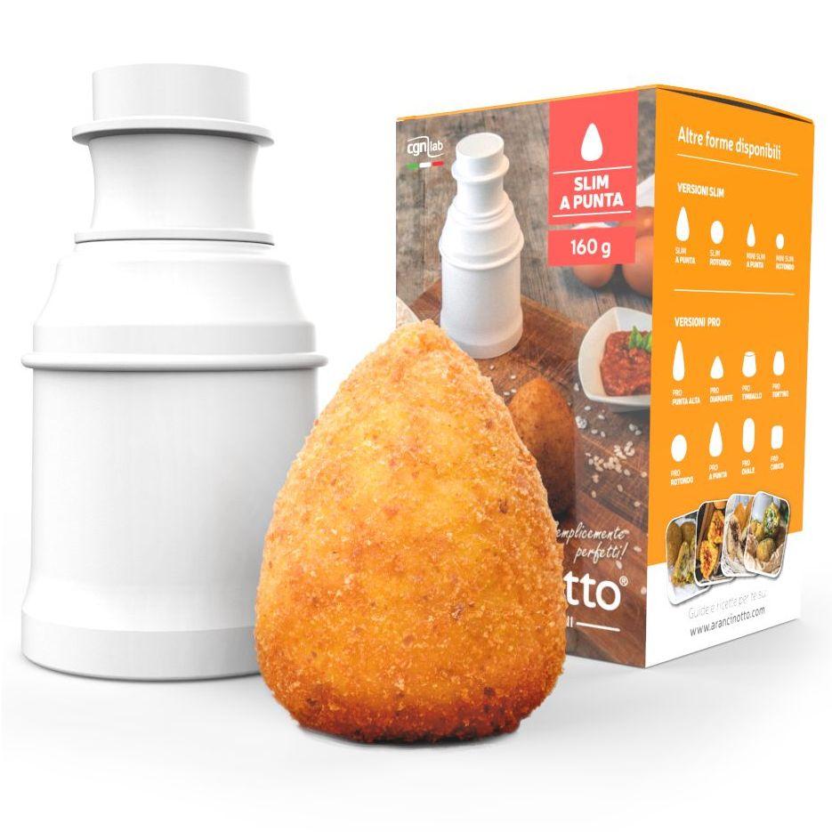 Cng lab Arancinotto stampo arancini slim 160 g o mini slim 80 g a punta o tondo - immagine 9