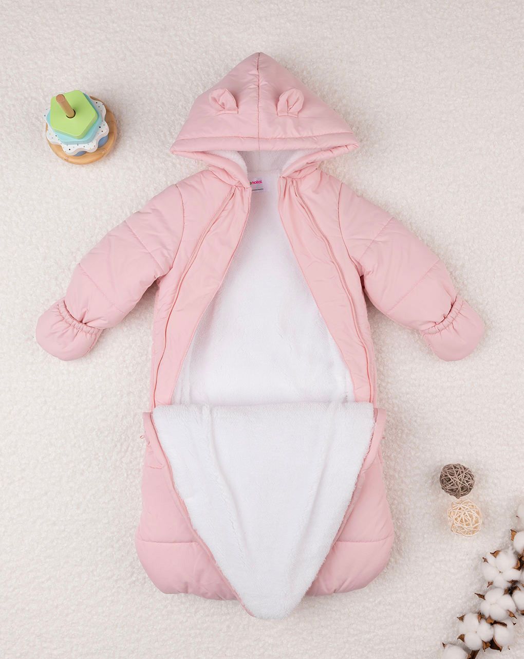 Sacco neve bimba rosa - immagine 3