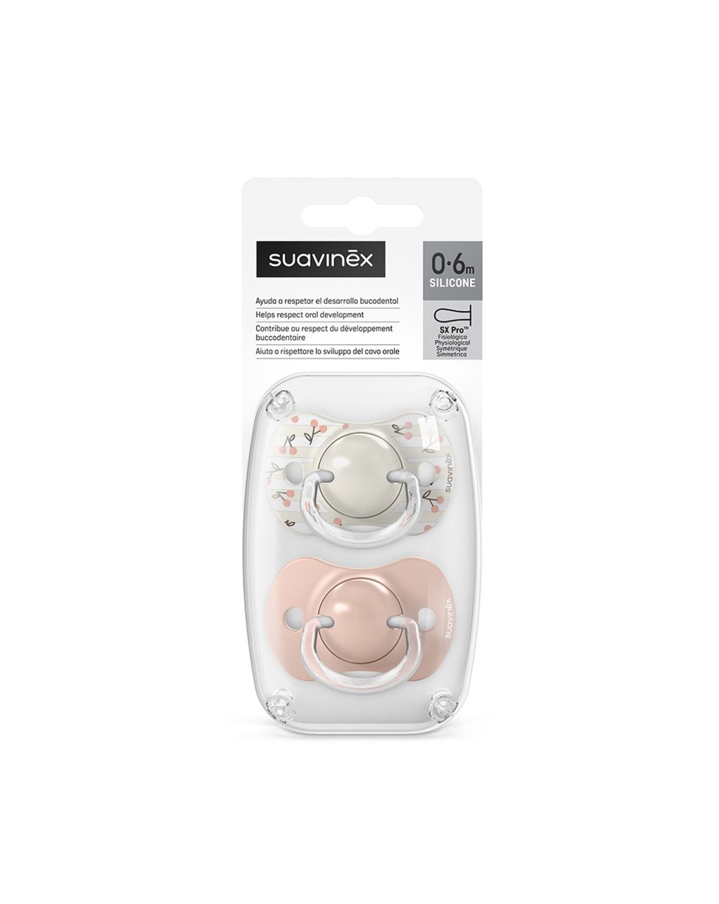 Succhietto birdies sxpro 0-6 mesi 2 pezzi rosa – suavinex - immagine 5