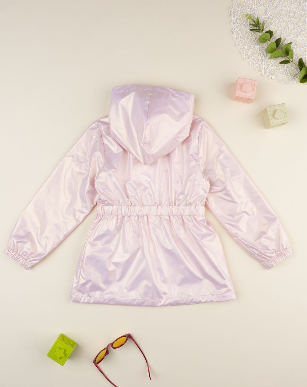 Giacca bambina rosa cangiante - immagine 3