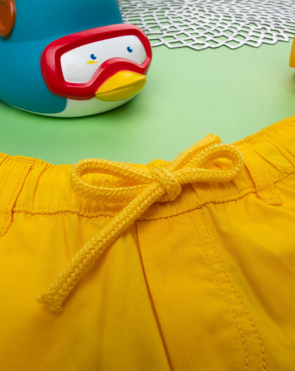 Short bermuda bimbo giallo - immagine 5