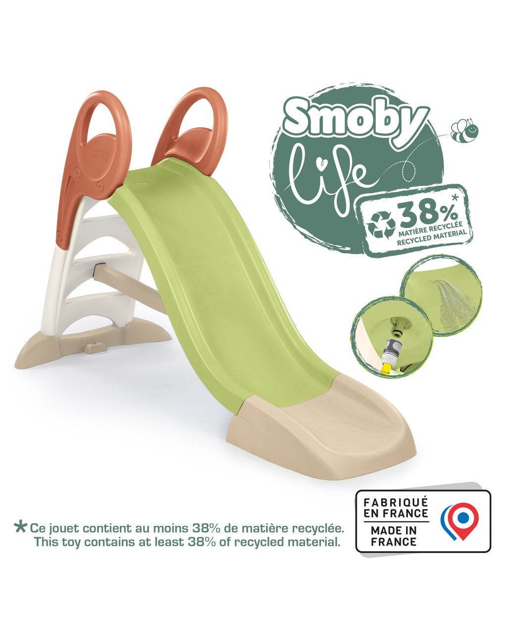Scivolo ks water fun – 1,5m – 2+ – smoby life - immagine 3