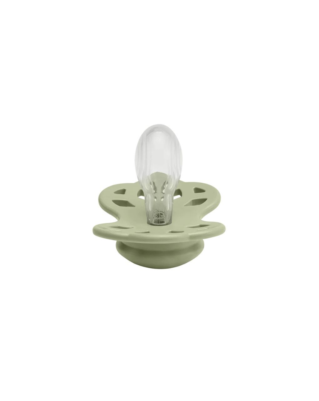 Set 2 ciucci tettarella simmetrica in silicone 0/6 mesi – colore avorio/salvia – bibs - immagine 4