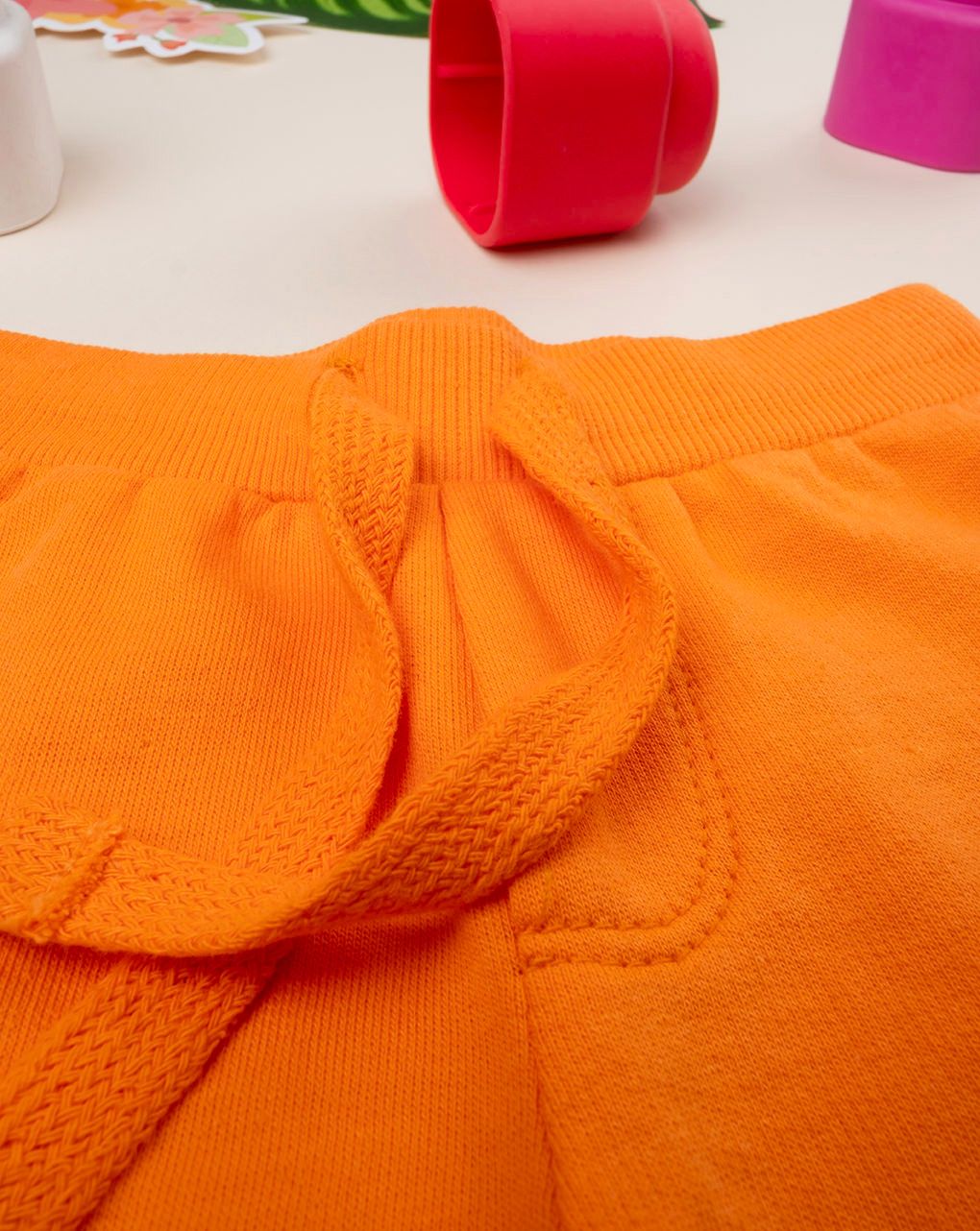 Shorts bimbo arancione - immagine 4